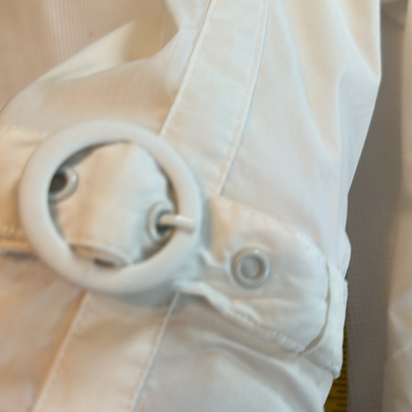 Bebe White Trench Coat Size XS - Picture 12 of 16